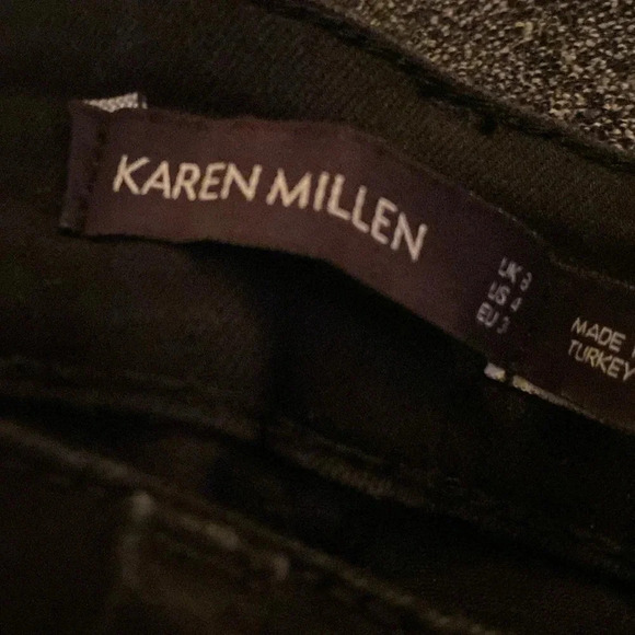KAREN MILLEN Denim Bermuda Short size 4 - Picture 5 of 5